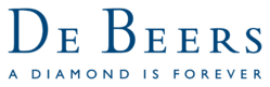 De Beers logo with the words 