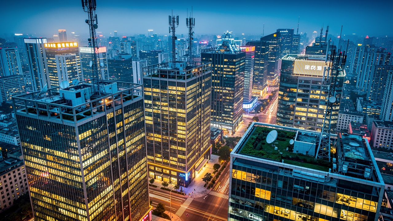 Chinese city infrastructure representing data localization strategy