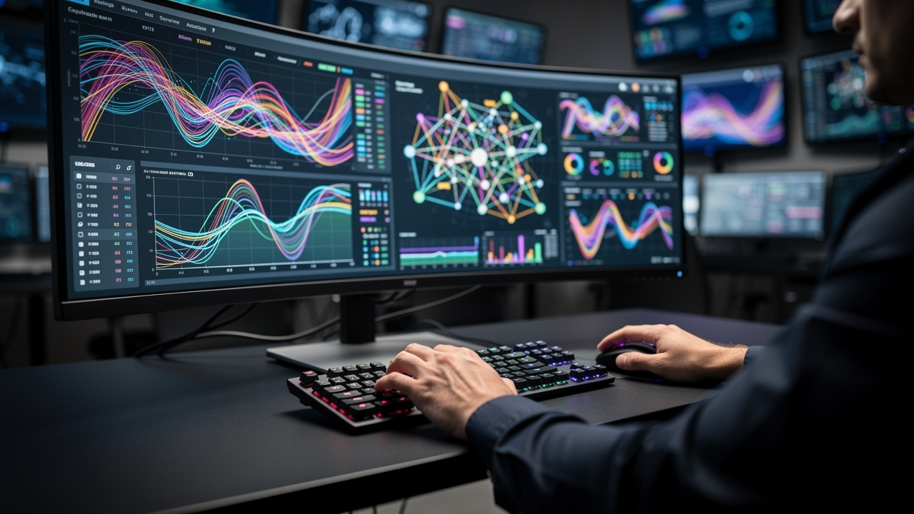 Data security monitoring dashboard in China IT operations center