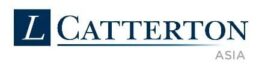 L Catterton Asia logo with bold, blue L Catterton Asia logo with bold, blue